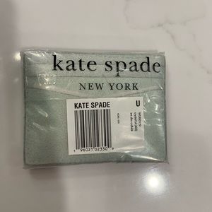 Small slim card holder in Crystal blue